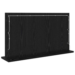 vidaXL Vanity Mirror Black Oak 80 x 45 x 18 cm Rectangular 6