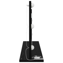 vidaXL Vanity Mirror Black Oak 80 x 45 x 18 cm Rectangular 5