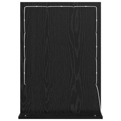 Vanity Mirror 70 x 50 x 18 cm Rectangular Black oak