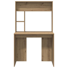 vidaXL Desk Artisan Oak 91 x 50 x 149 cm Engineered Wood 5