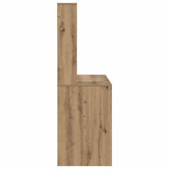 vidaXL Desk Artisan Oak 91 x 50 x 149 cm Engineered Wood 6