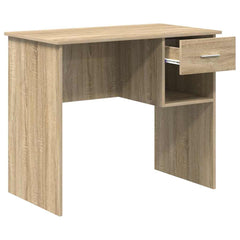 vidaXL Desk Sonoma Oak 90 x 49 x 75 cm Engineered Wood 5