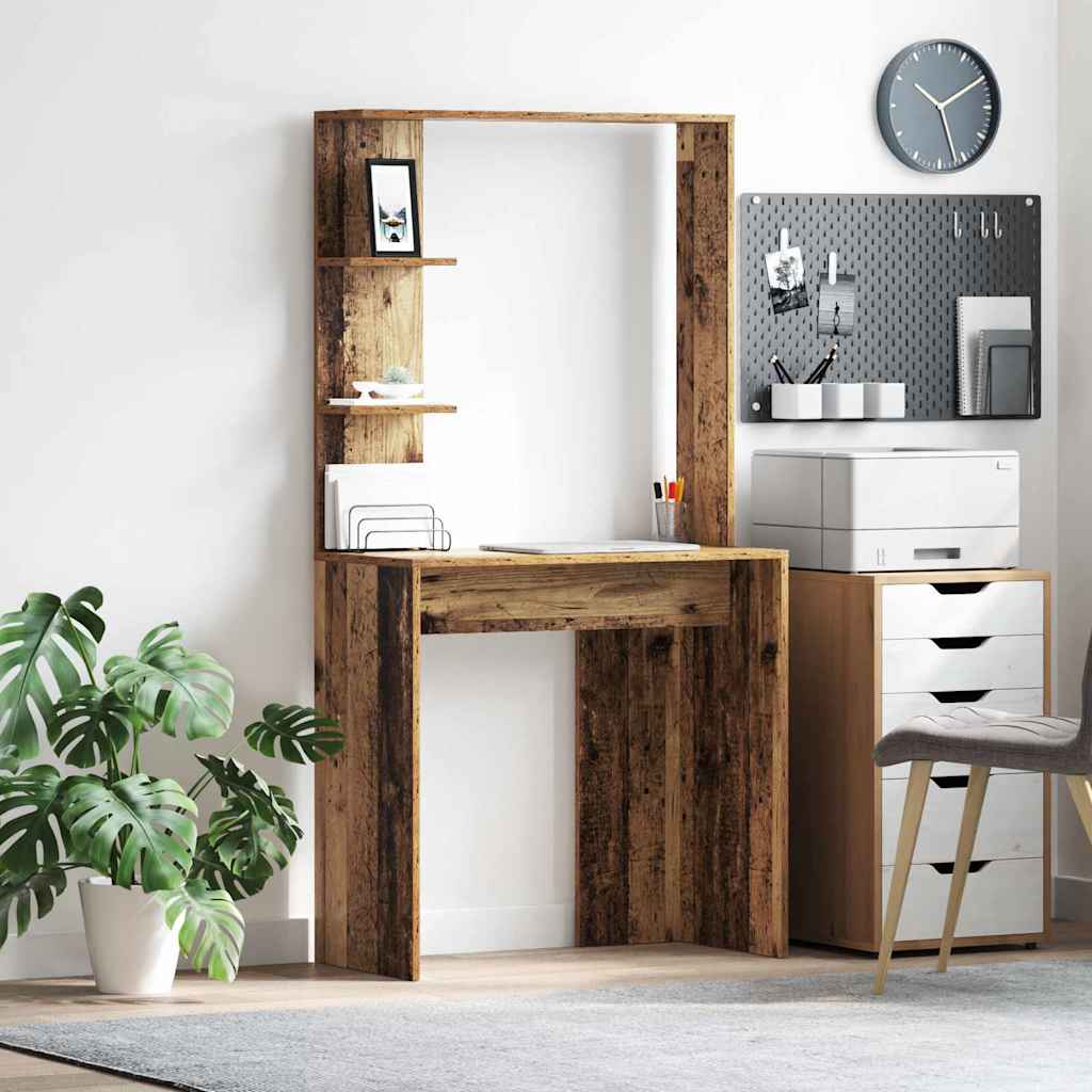Desk Engineered Wood 78.5 x 37 x 154.5 cm Old wood