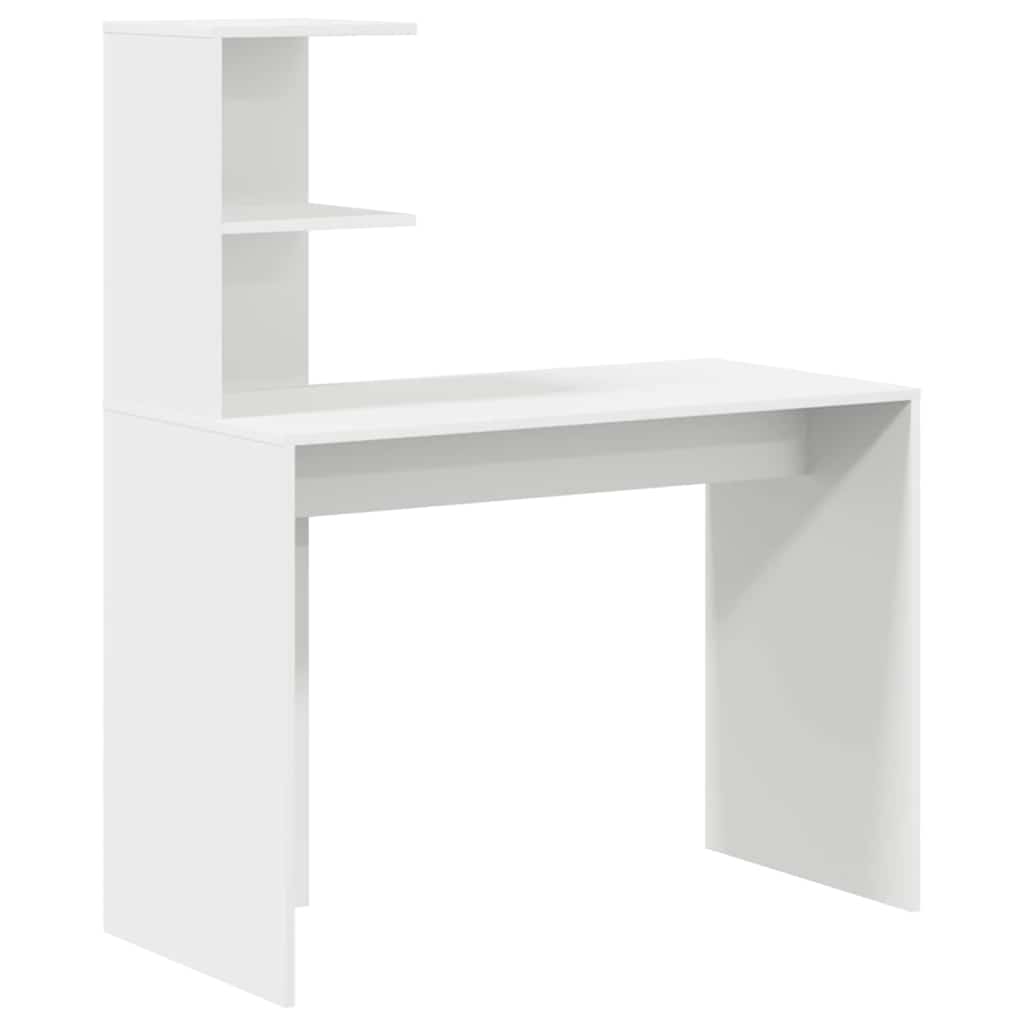 Desk 102 x 50 x 124 cm Engineered Wood White