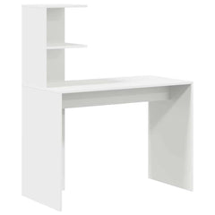Desk 102 x 50 x 124 cm Engineered Wood White