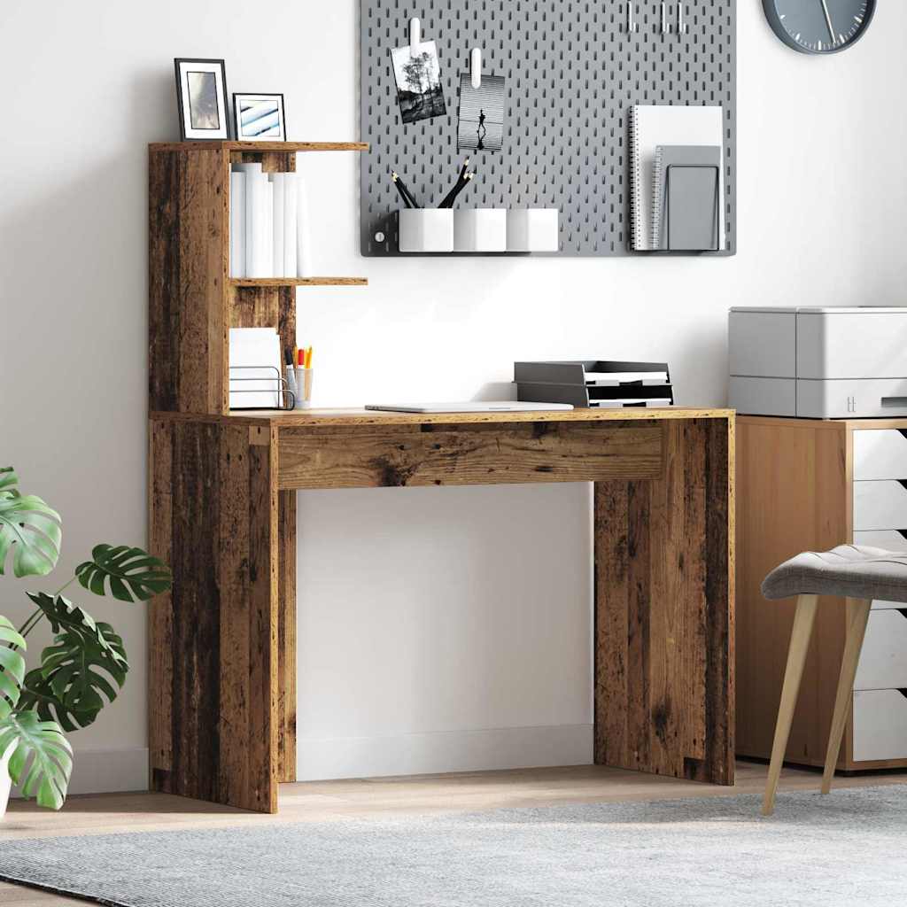 Desk 102 x 50 x 124 cm Engineered Wood Old wood