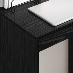 vidaXL Desk Black Oak 60 x 40 x 76 cm 4