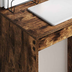 vidaXL Desk Smoked Oak 60 x 40 x 76 cm 4
