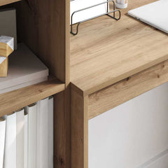 vidaXL Desk Artisan Oak 90 x 40 x 76 cm 4