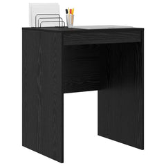 vidaXL Desk Black Oak 60 x 50 x 76 cm 3
