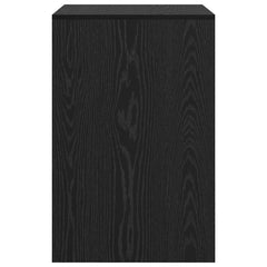 vidaXL Desk Black Oak 60 x 50 x 76 cm 6