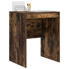 vidaXL Desk Smoked Oak 60 x 50 x 76 cm 3