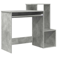 vidaXL Desk Concrete Grey 106 x 41 x 88.5 cm Engineered Wood 2
