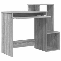 vidaXL Desk Grey Sonoma 106 x 41 x 88.5 cm Engineered Wood 5