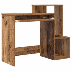 vidaXL Desk Old Wood 106 x 41 x 88.5 cm Engineered Wood 5
