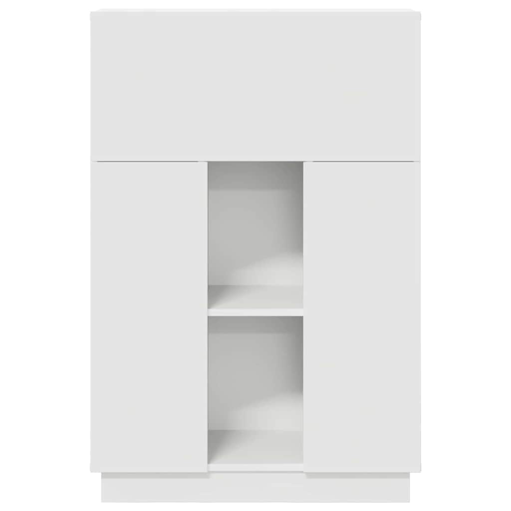 Desk 71.5 x 31.5 x 106.5 cm Engineered Wood White
