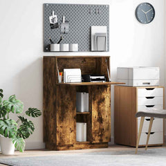 Desk 71.5 x 31.5 x 106.5 cm Engineered Wood Smoked oak