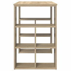 vidaXL Desk Sonoma Oak Engineered Wood 90 x 50 x 75 cm 6