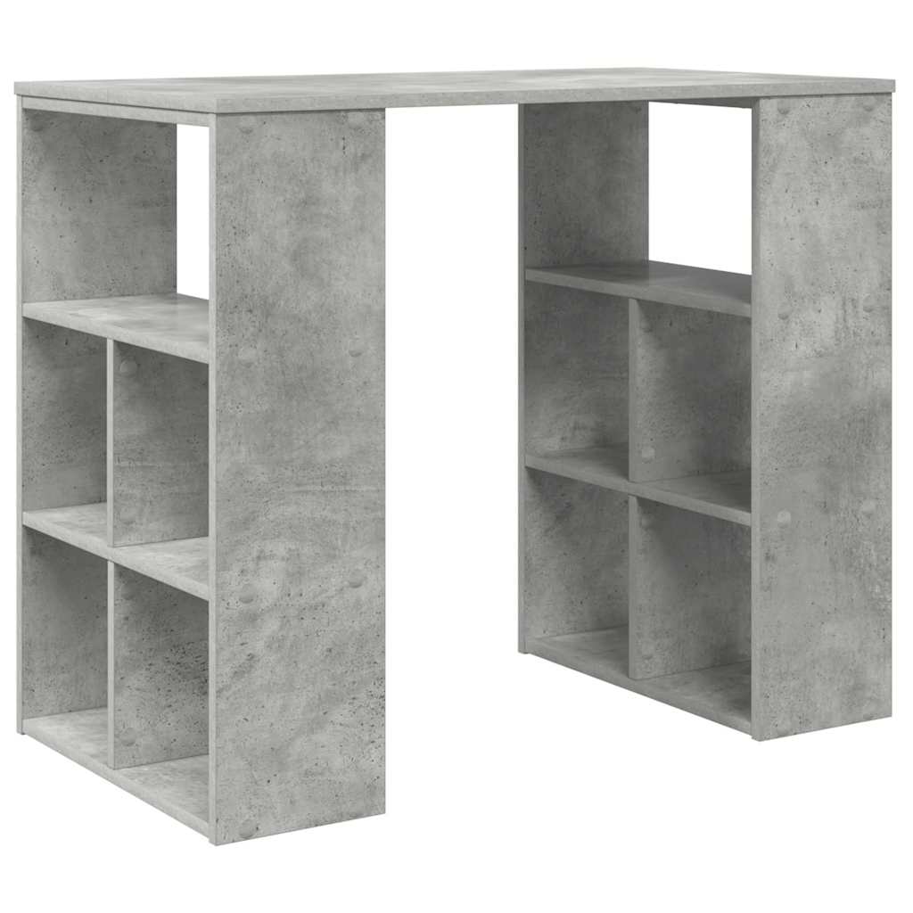 Desk Engineered Wood 90 x 50 x 75 cm Concrete grey