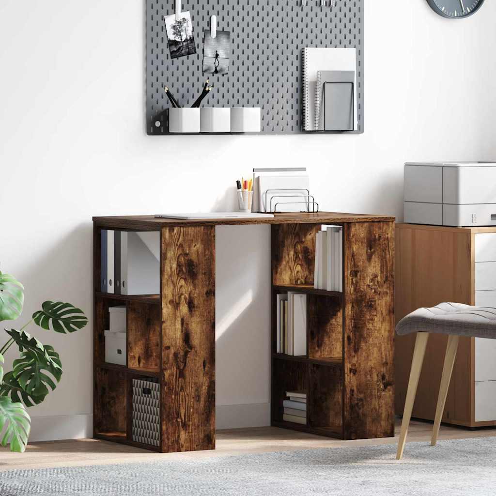 Desk Engineered Wood 90 x 50 x 75 cm Smoked oak