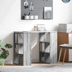 Desk Engineered Wood 90 x 50 x 75 cm Grey sonoma