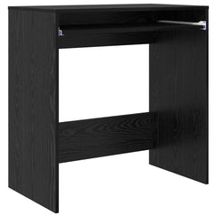 vidaXL Desk Black Oak Engineered Wood 77.5 x 43 x 79 cm 2