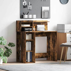 Desk Engineered Wood 90 x 48 x 101.5 cm Smoked oak