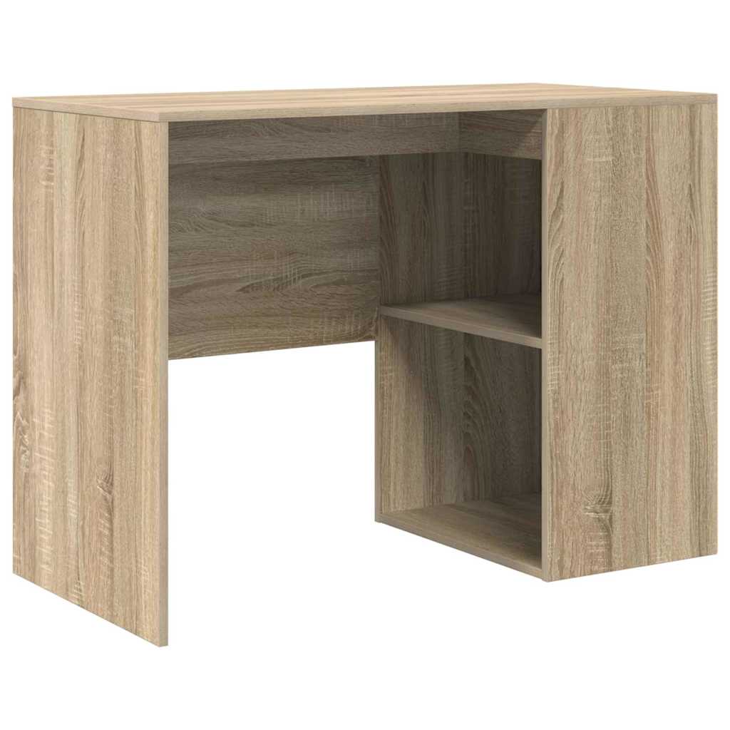 vidaXL Desk Sonoma Oak Engineered Wood 102 x 50 x 75 cm 2