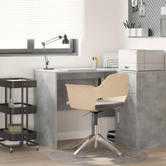 Desk Engineered Wood 102 x 50 x 75 cm Concrete grey