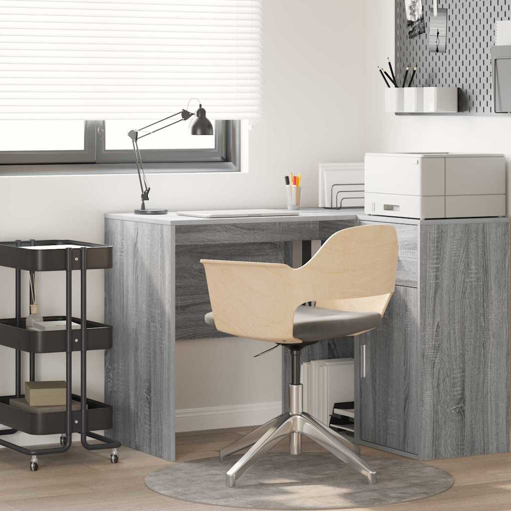 Desk Engineered Wood 102 x 50 x 75 cm Grey sonoma