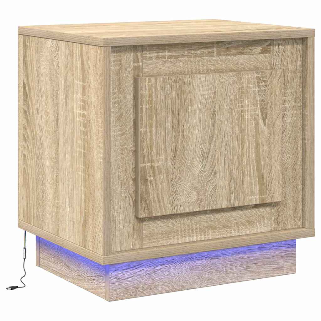 vidaXL Bedside Cabinet 2 pcs Sonoma Oak 44 x 34.5 x 45 cm 6