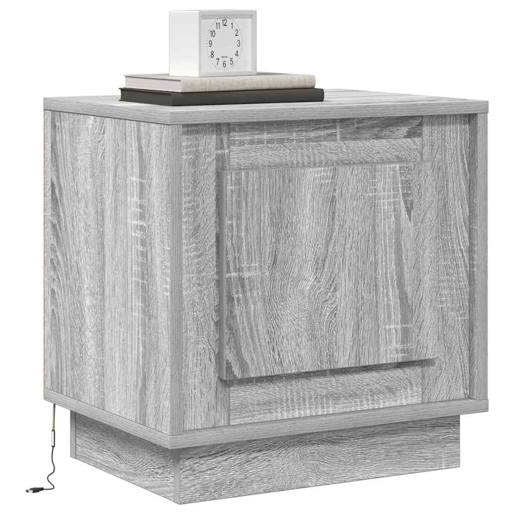 Bedside Cabinet Engineered Wood