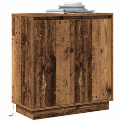 vidaXL LED Sideboard Old Wood 71 x 34.5 x 75 cm Engineered Wood 3