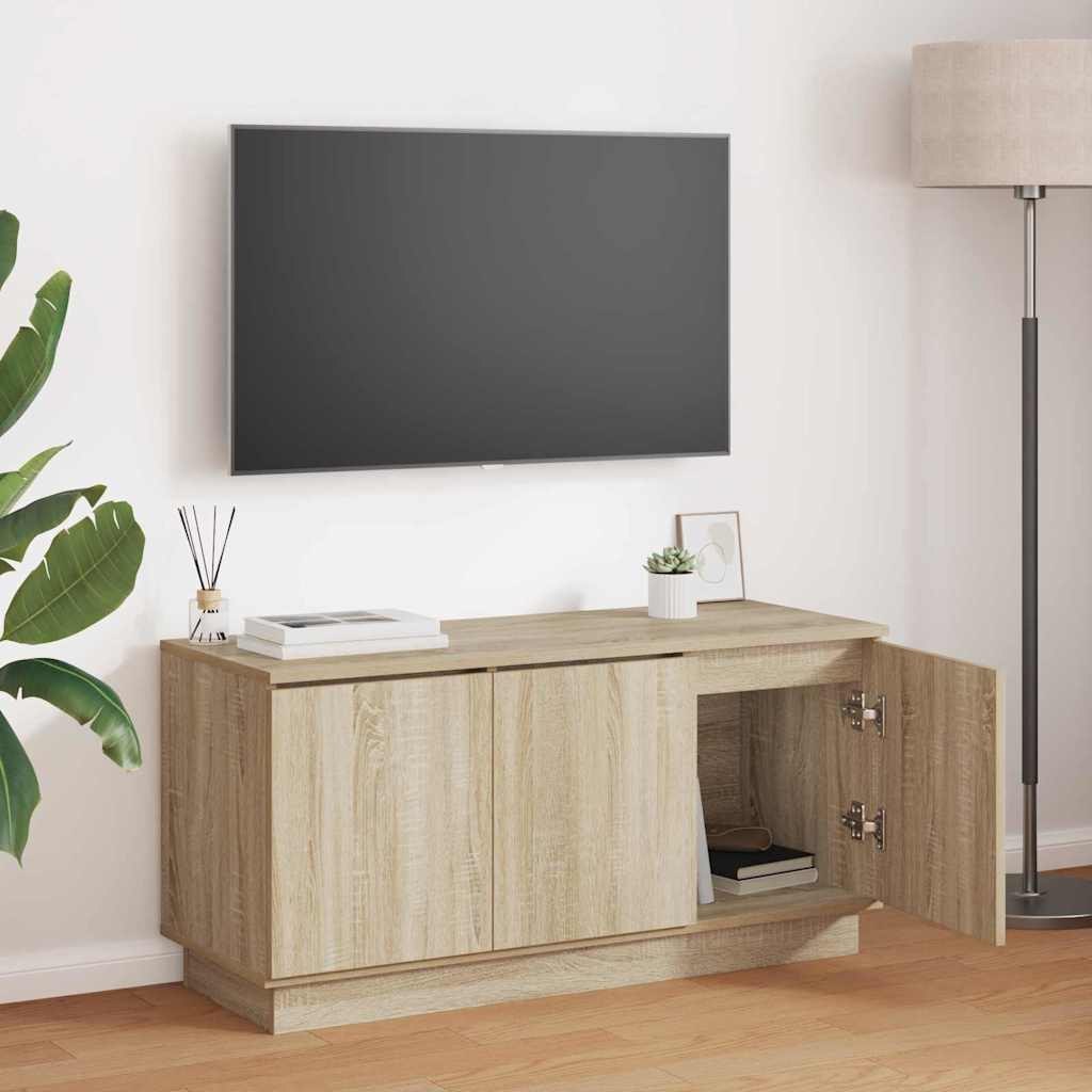 TV Cabinet 100 x 38 x 49 cm Engineered Wood Sonoma oak
