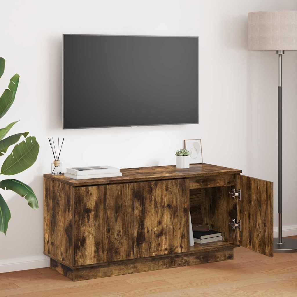 TV Cabinet 100 x 38 x 49 cm Engineered Wood Smoked oak