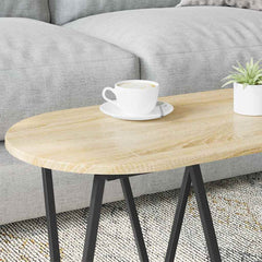 vidaXL Coffee Table Sonoma Oak 80 x 40 x 40.5 cm 4