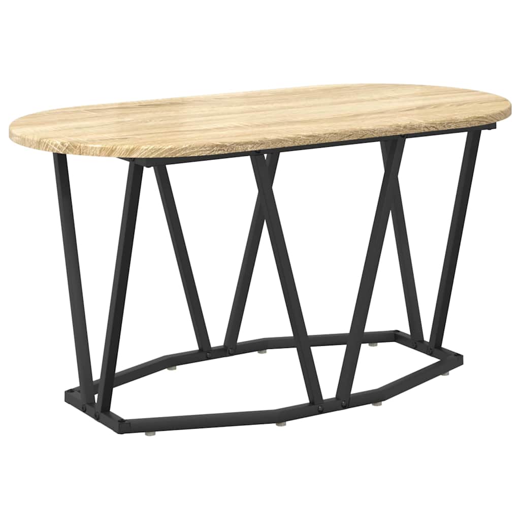 vidaXL Coffee Table Sonoma Oak 80 x 40 x 40.5 cm 2
