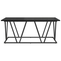 vidaXL Coffee Table Black Oak 100 x 50 x 40 cm 5