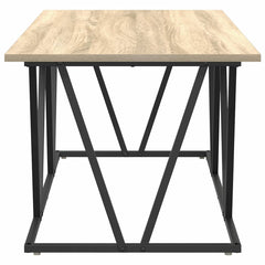 vidaXL Coffee Table Sonoma Oak 100 x 50 x 40 cm 6