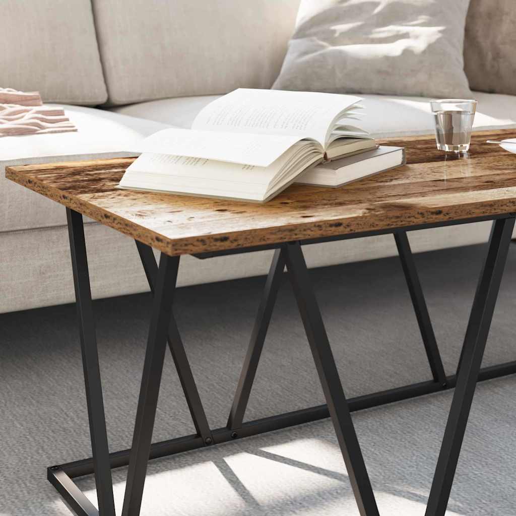 vidaXL Coffee Table Old Wood 100 x 50 x 40 cm 4