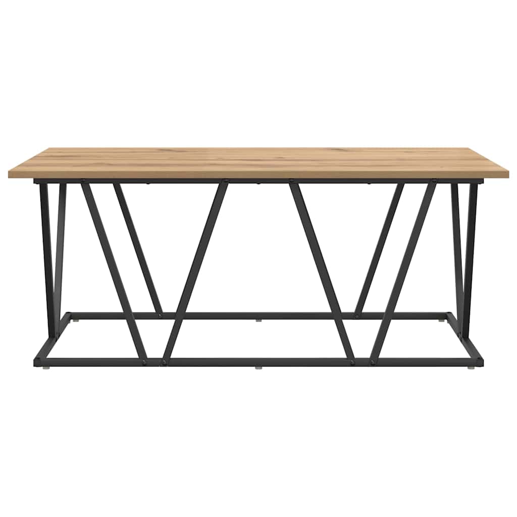 vidaXL Coffee Table Artisan Oak 100 x 50 x 40 cm 5