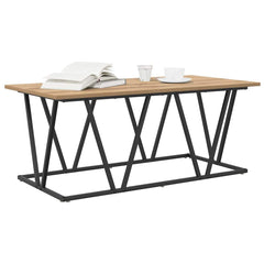 vidaXL Coffee Table Artisan Oak 100 x 50 x 40 cm 3