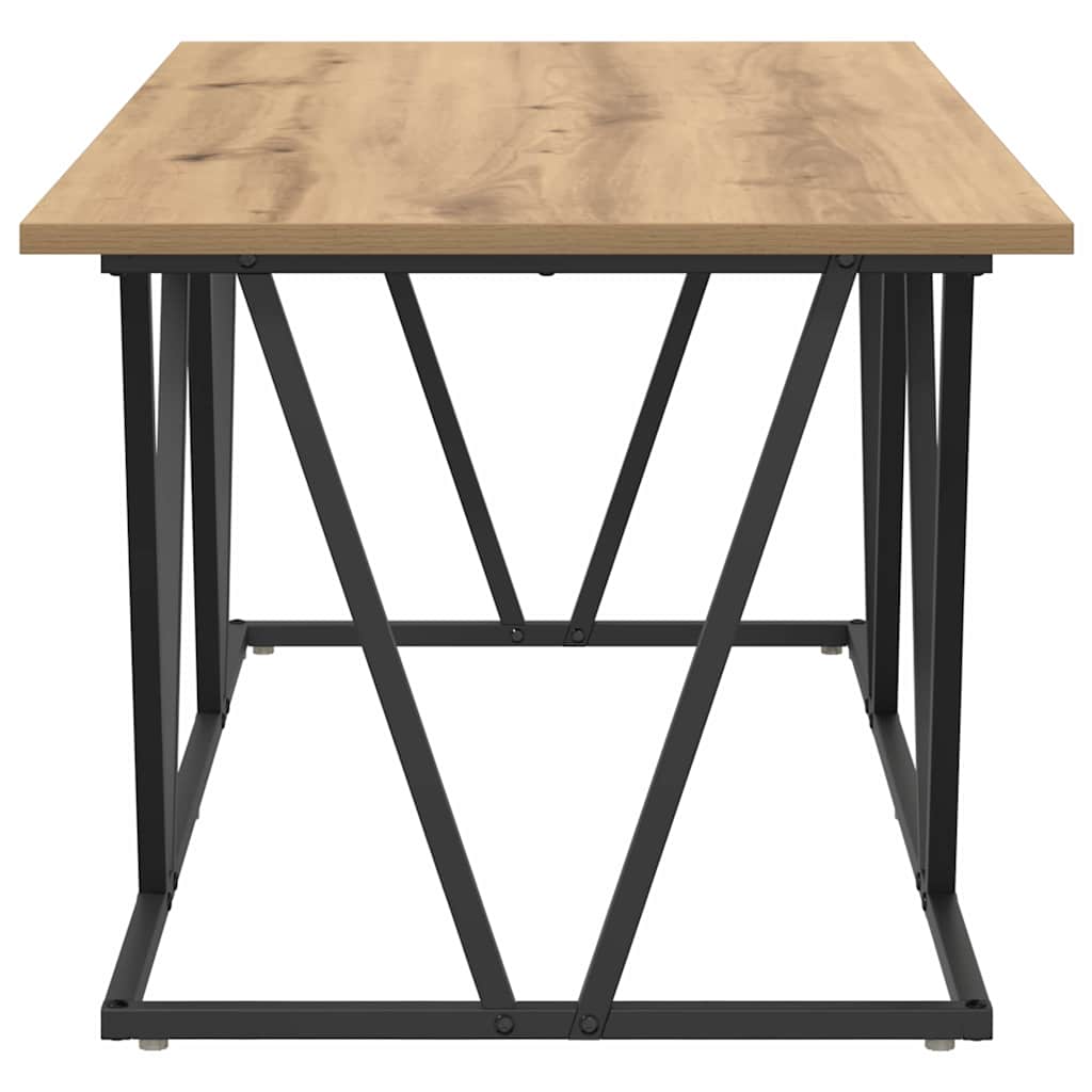 vidaXL Coffee Table Artisan Oak 100 x 50 x 40 cm 6