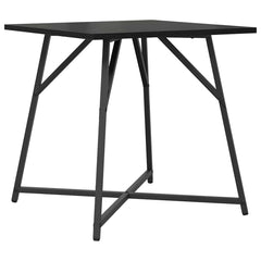 vidaXL Side Table Set 2 pcs Black Oak 50 x 50 x 50 cm 5