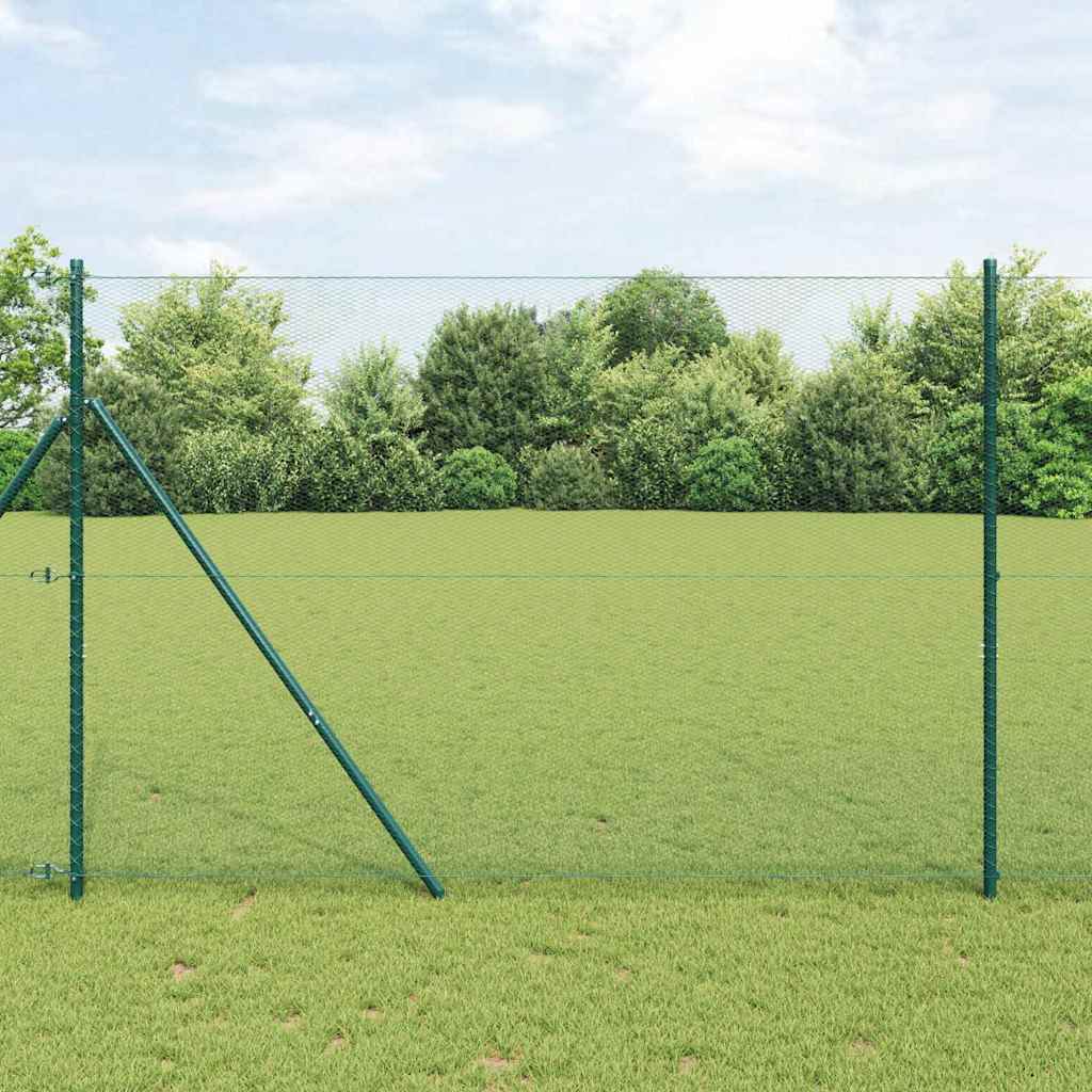 Hexagon Fence PVC Green mesh Size