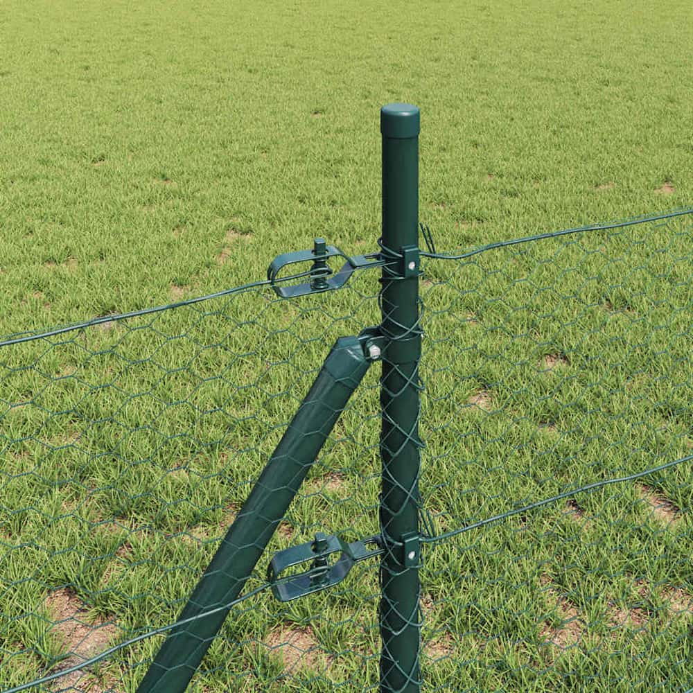 Hexagonal Fence Ground Fix PVC-Coated Steel mesh