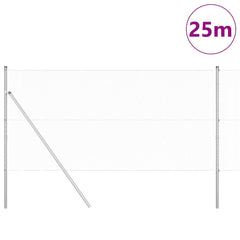 Hexagonal Fence Ground Fix 25 x 1 m Silver mesh Size 13 mm mesh Galvanised Steel 1.2 m