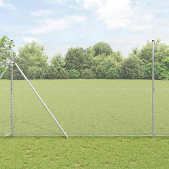Hexagonal Fence Ground Fix 25 x 1 m Silver mesh Size 13 mm mesh Galvanised Steel 1.6 m