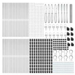 Hexagonal Fence Ground Fix 100 x 1 m Silver Galvanised Steel mesh Size 25 mm mesh 1.4 m
