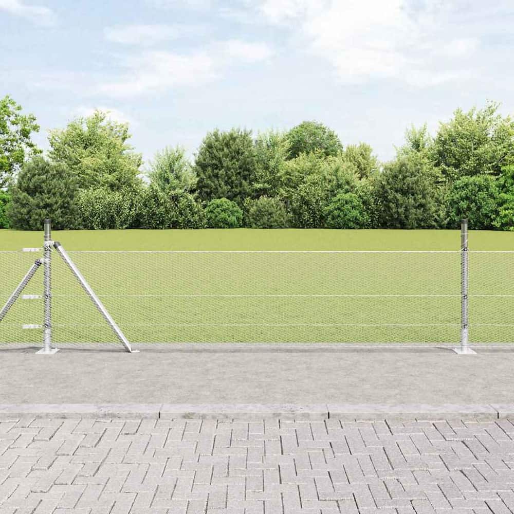Hexagonal Fence Concrete Base Galvanised steel Mesh size